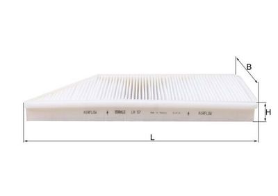 Filter, cabin air KNECHT LA 57