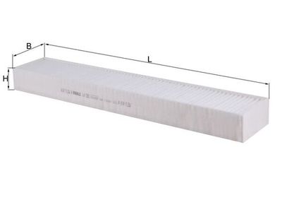 Filter, cabin air KNECHT LA 582