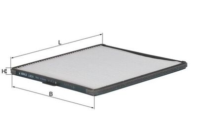 Filter, cabin air KNECHT LA 624