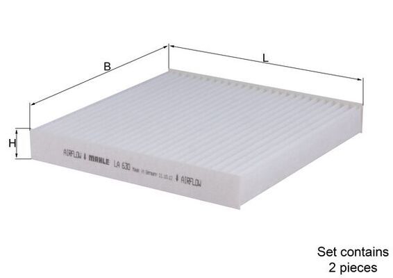 KNECHT LA 630/S Filter, cabin air