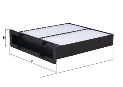 Filter, cabin air KNECHT LA 682
