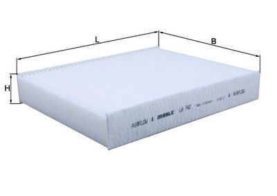 Filter, cabin air KNECHT LA 742