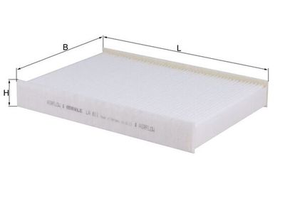 Filter, cabin air KNECHT LA 811