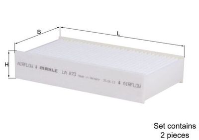 Filter, cabin air KNECHT LA 873/S