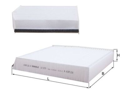 Filter, cabin air KNECHT LA 879