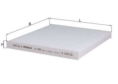 Filter, cabin air KNECHT LA 898