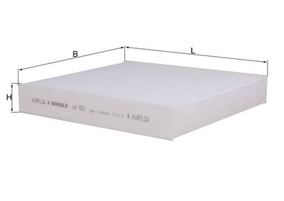Filter, cabin air KNECHT LA 923