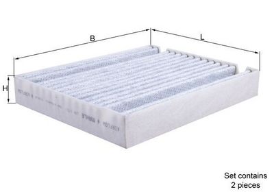 Filter, cabin air KNECHT LAK 1151/S