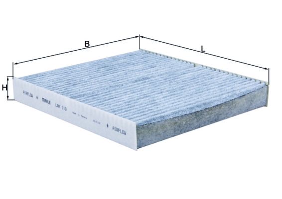 KNECHT LAK 119 Filter, cabin air