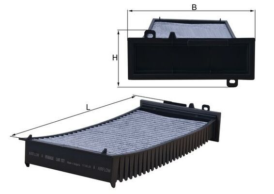 KNECHT LAK 127 Filter, cabin air