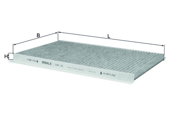 KNECHT LAK 21 Filter, cabin air
