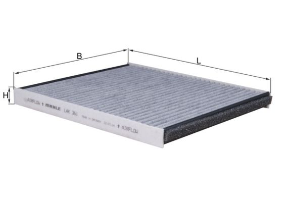 KNECHT LAK 361 Filter, cabin air