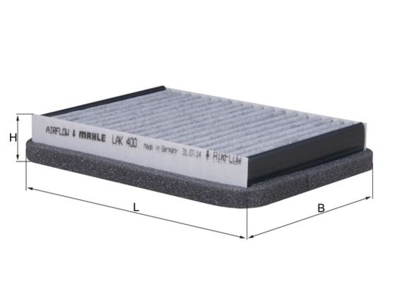 KNECHT LAK 400 Filter, cabin air
