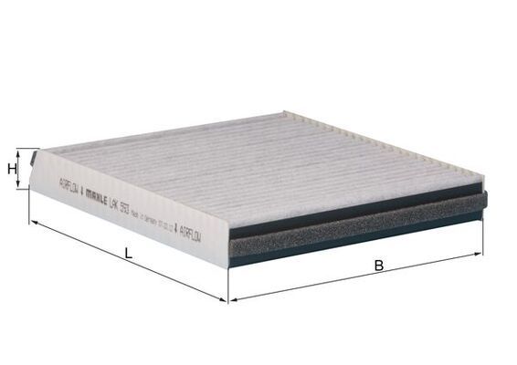 KNECHT LAK 593 Filter, cabin air