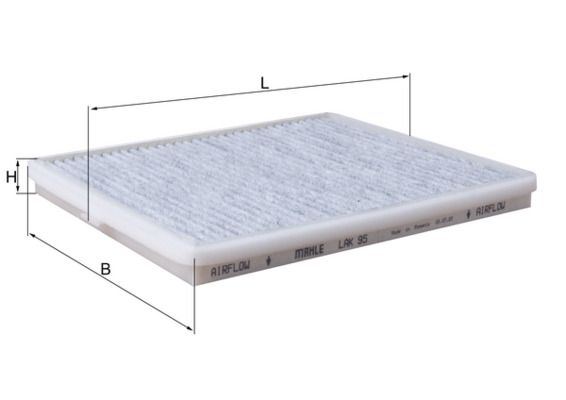 KNECHT LAK 95 Filter, cabin air