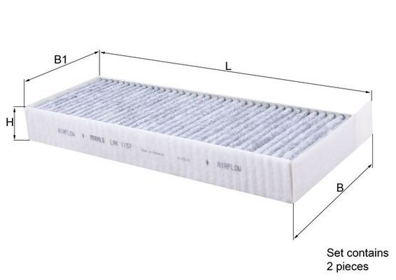 KNECHT LAK 1157/S Filter, cabin air