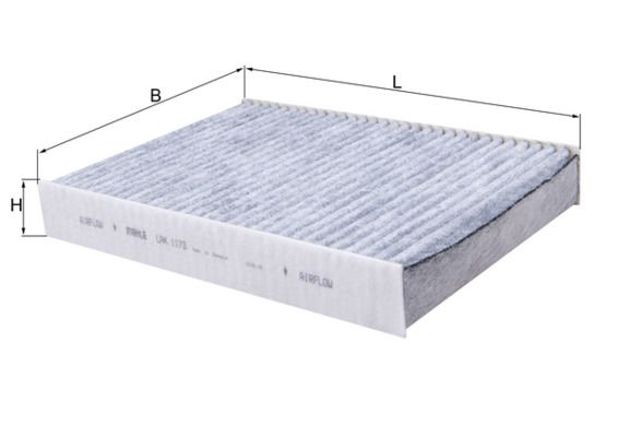 KNECHT LAK 1173 Filter, cabin air
