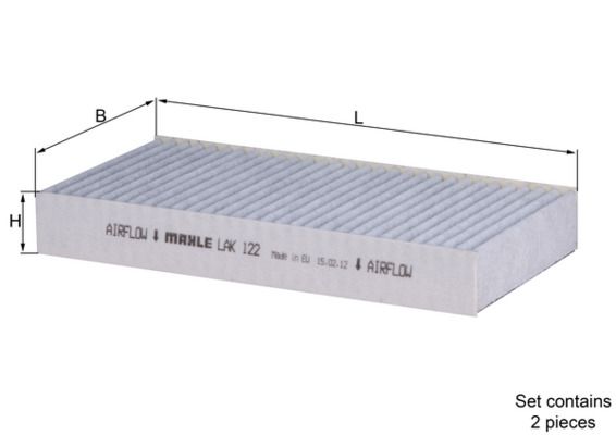 KNECHT LAK 122/S Filter, cabin air