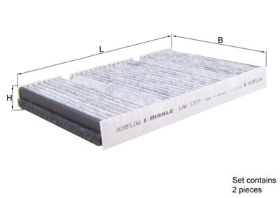 Filter, cabin air KNECHT LAK 1377/S