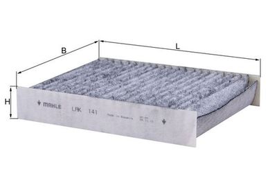 Filter, cabin air KNECHT LAK 141