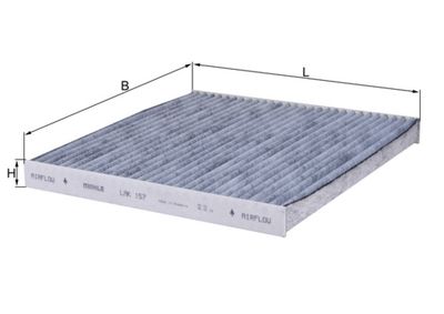 Filter, cabin air KNECHT LAK 157