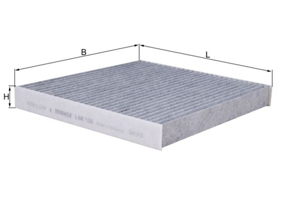 KNECHT LAK 158 Filter, cabin air