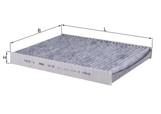 KNECHT LAK 182 Filter, cabin air