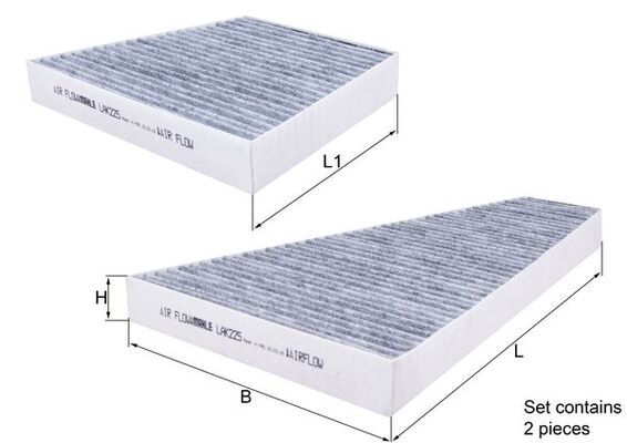KNECHT LAK 225/S Filter, cabin air