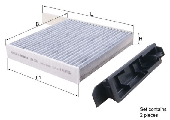 KNECHT LAK 230 Filter, cabin air