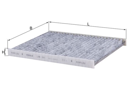 KNECHT LAK 241 Filter, cabin air