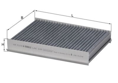 Filter, cabin air KNECHT LAK 249