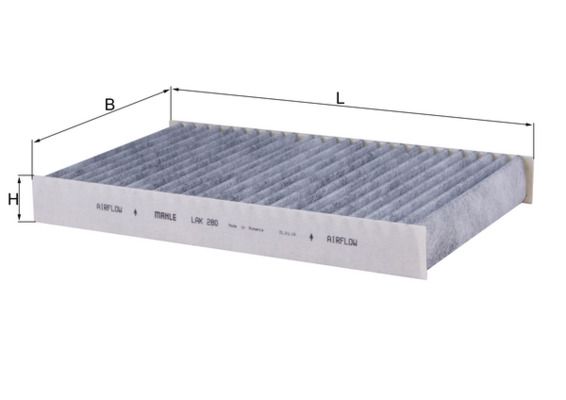 KNECHT LAK 280 Filter, cabin air