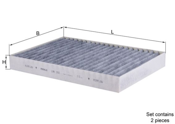 KNECHT LAK 292/S Filter, cabin air