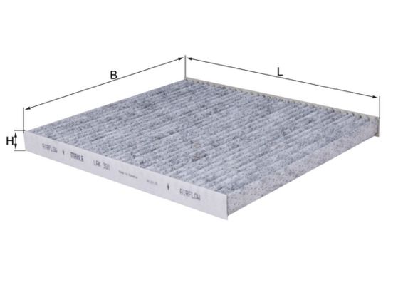 KNECHT LAK 301 Filter, cabin air