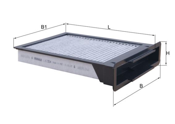 KNECHT LAK 304 Filter, cabin air