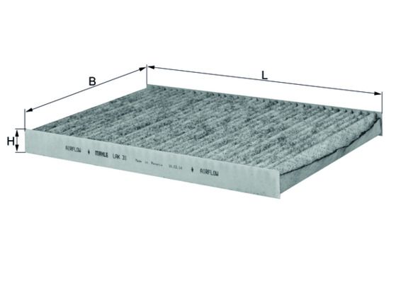 KNECHT LAK 31 Filter, cabin air