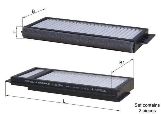 KNECHT LAK 346/S Filter, cabin air