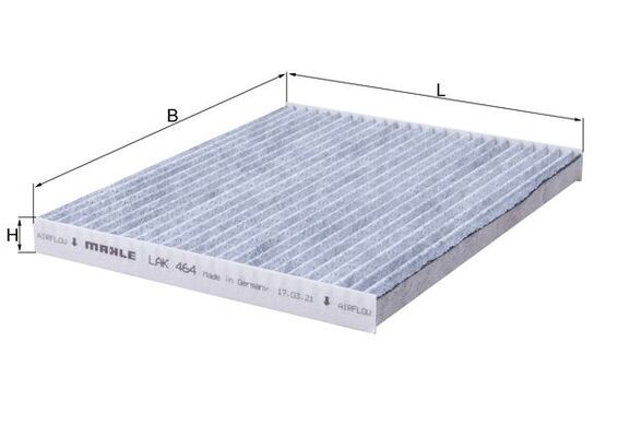 KNECHT LAK 464 Filter, cabin air