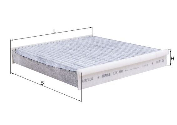 KNECHT LAK 490 Filter, cabin air