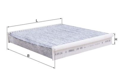 Filter, cabin air KNECHT LAK 490