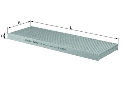 Filter, cabin air KNECHT LAK 49
