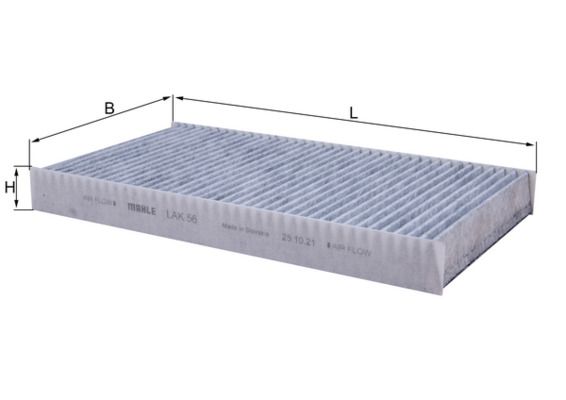 KNECHT LAK 56 Filter, cabin air