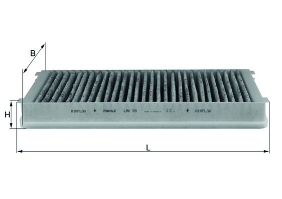 KNECHT LAK 59 Filter, cabin air