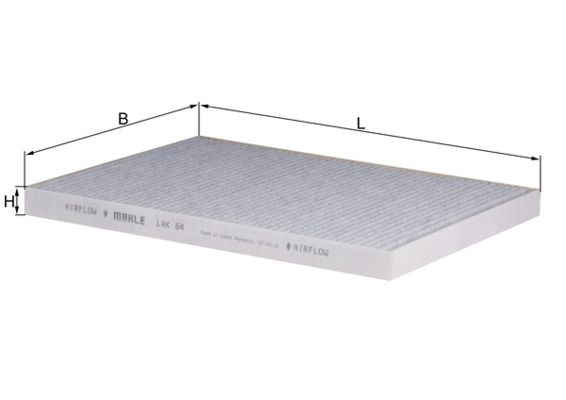 KNECHT LAK 64 Filter, cabin air