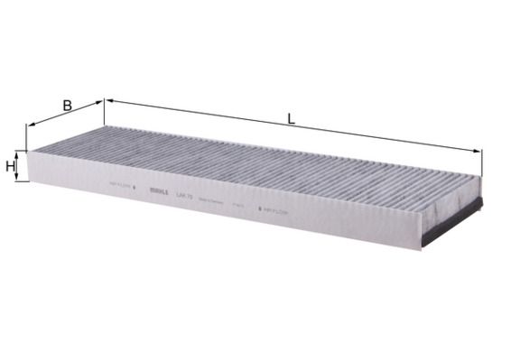 KNECHT LAK 70 Filter, cabin air