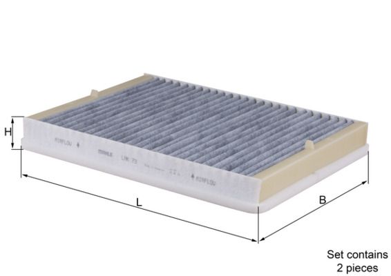 KNECHT LAK 73/S Filter, cabin air