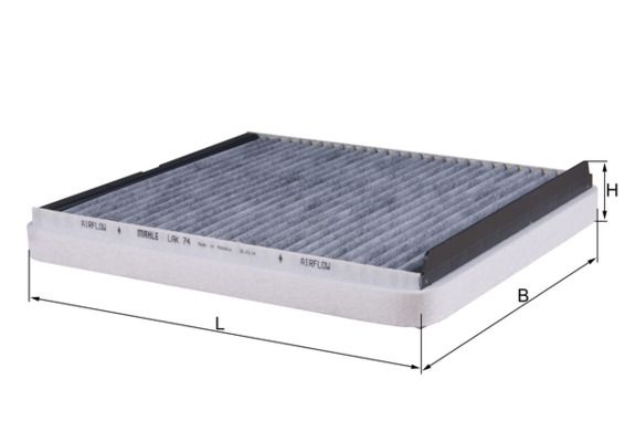 KNECHT LAK 74 Filter, cabin air