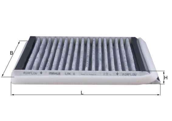KNECHT LAK 8 Filter, cabin air
