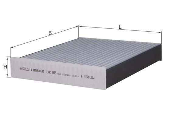 KNECHT LAK 855 Filter, cabin air