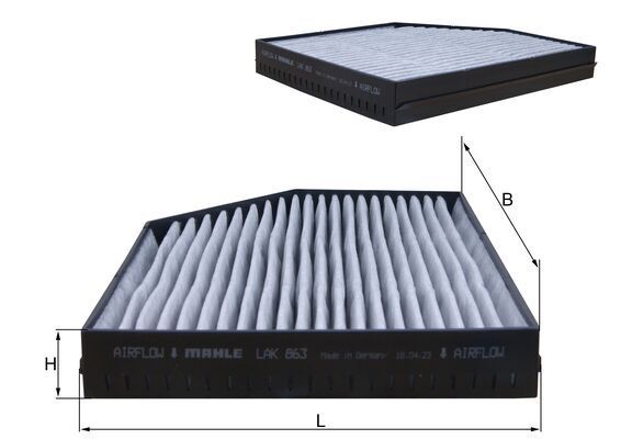 KNECHT LAK 863 Filter, cabin air